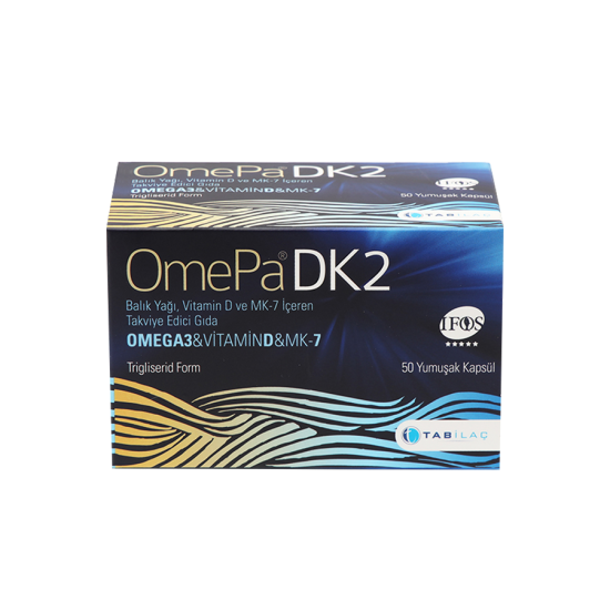 OmePa DK2 Balık Yağı, Vitamin D ve Vitamin K2 (MK-7) - Gıda Takviyeleri Vitaminler