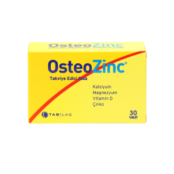 OsteoZinc® Kalsiyum, Vitamin D, Magnezyum ve Çinko İçeren TEG