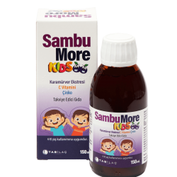 SambuMore Kids - Karamürver, Vitamin C, Çinko İçeren Sıvı Takviye Edici Gıda