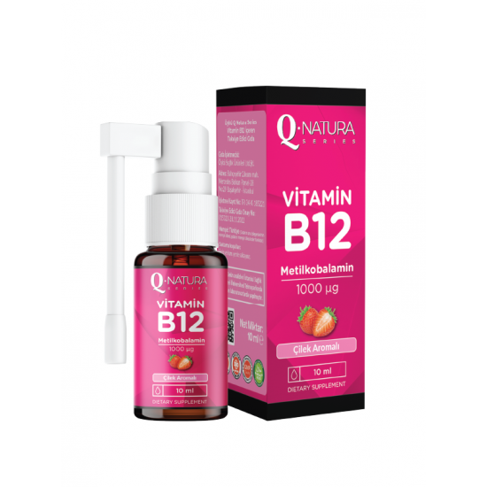 Q natura Series Vitamin B12 - 10 ml Sprey - Gıda Takviyeleri Vitaminler