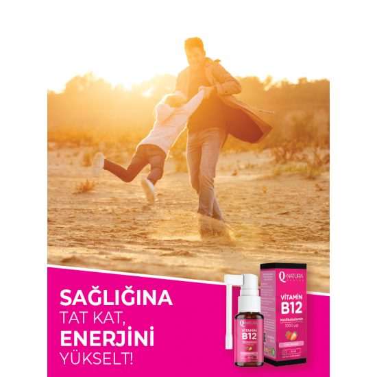 Q natura Series Vitamin B12 - 10 ml Sprey - Gıda Takviyeleri Vitaminler