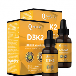 Q Natura Series Vitamin K2 ve Vitamin D3 - 20 ml