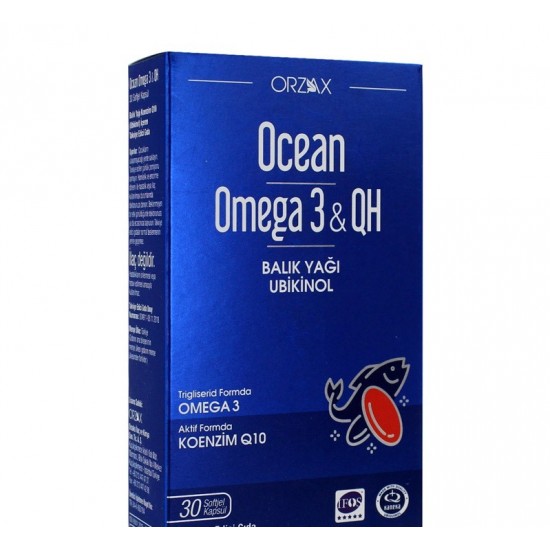 Ocean Omega 3 & QH 30 Softjel Kapsül - Omega 3